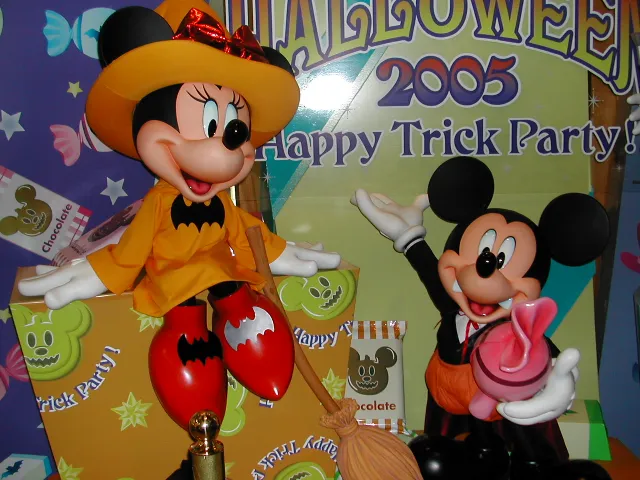 Disney's HALLOWEEN 2005 Happy Trick Party! ミニー、ミッキー(ディズニーストア)