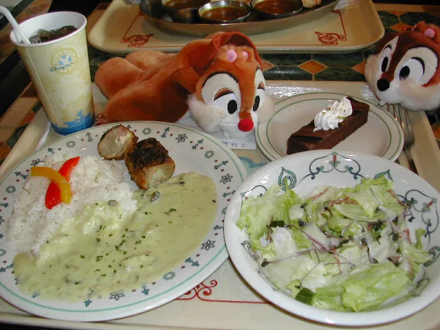 ホワイトカレーのセット(カスバ・フードコート)