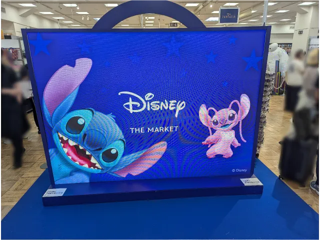 モニター スティッチとエンジェル(Disney THE MARKET 2026)